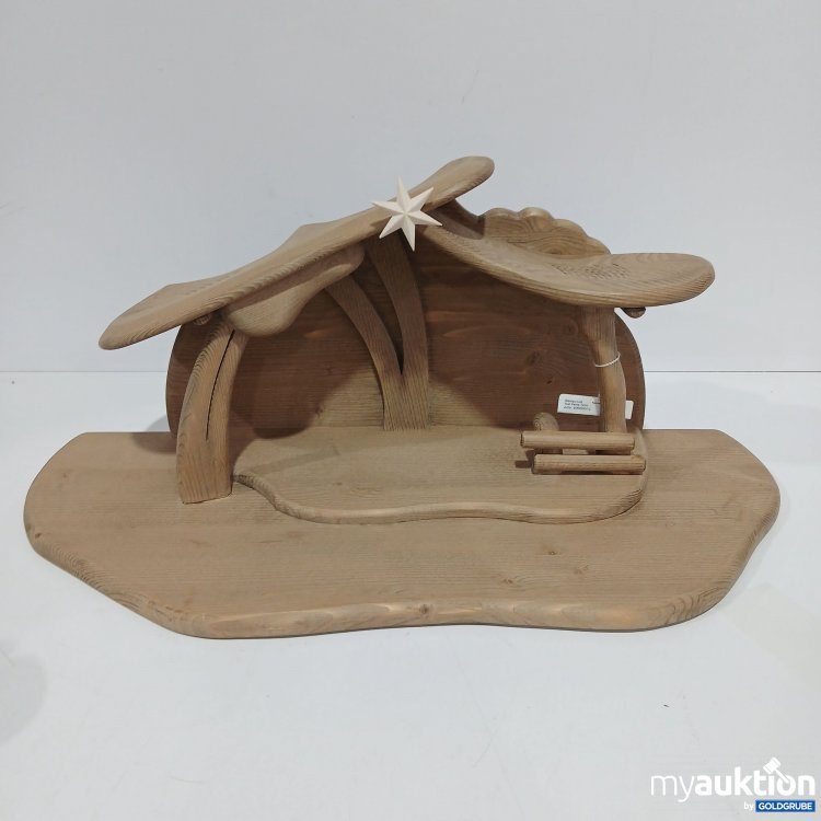 Artikel Nr. 806602: Weihnachtskrippe aus Holz 12cm