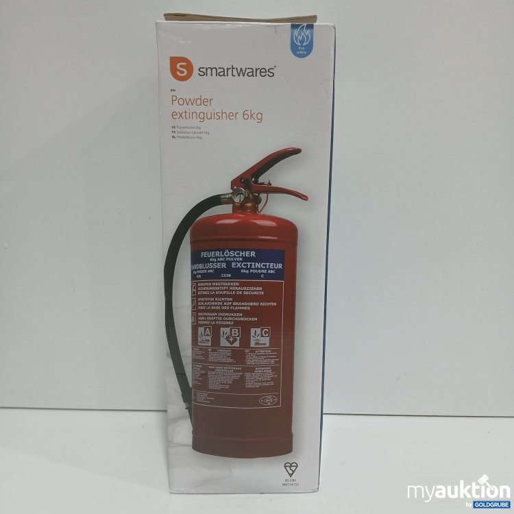 Artikel Nr. 813602 Artikel Nr. 813602: Smartwares Pulverlöscher 6kg
