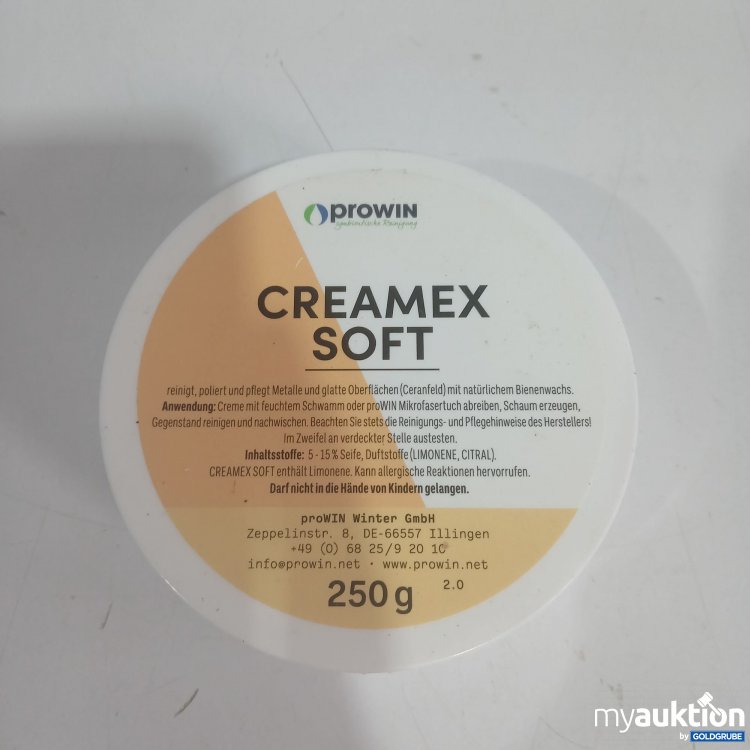 Artikel Nr. 846602 Artikel Nr. 846602: Prowin Creamex Soft 250g