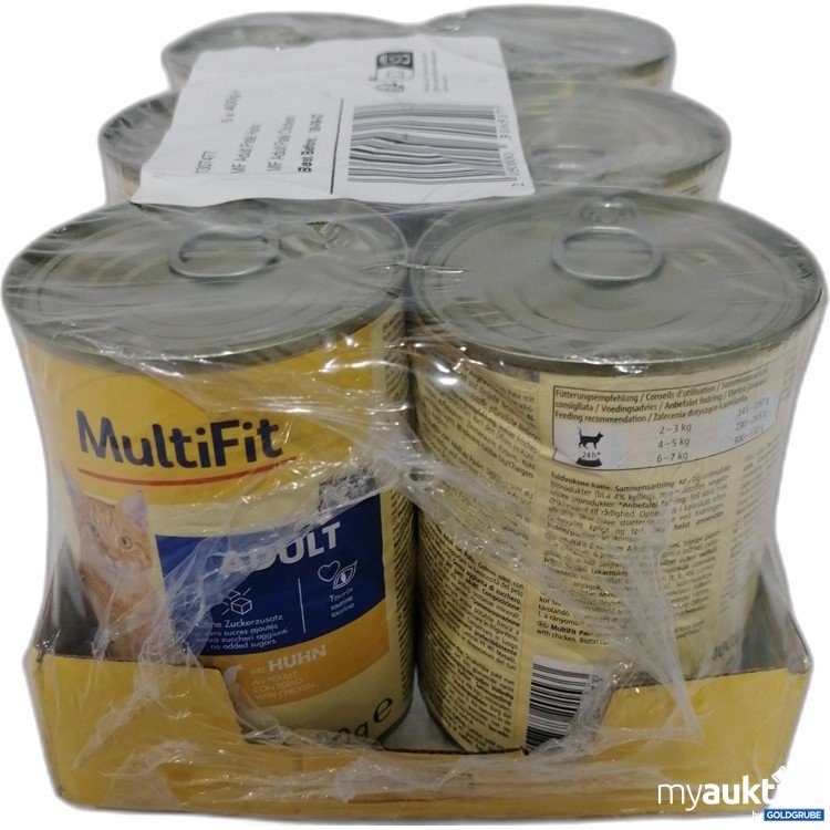 Artikel Nr. 888602: Multifit Katze Adult Paté Huhn 6x400g