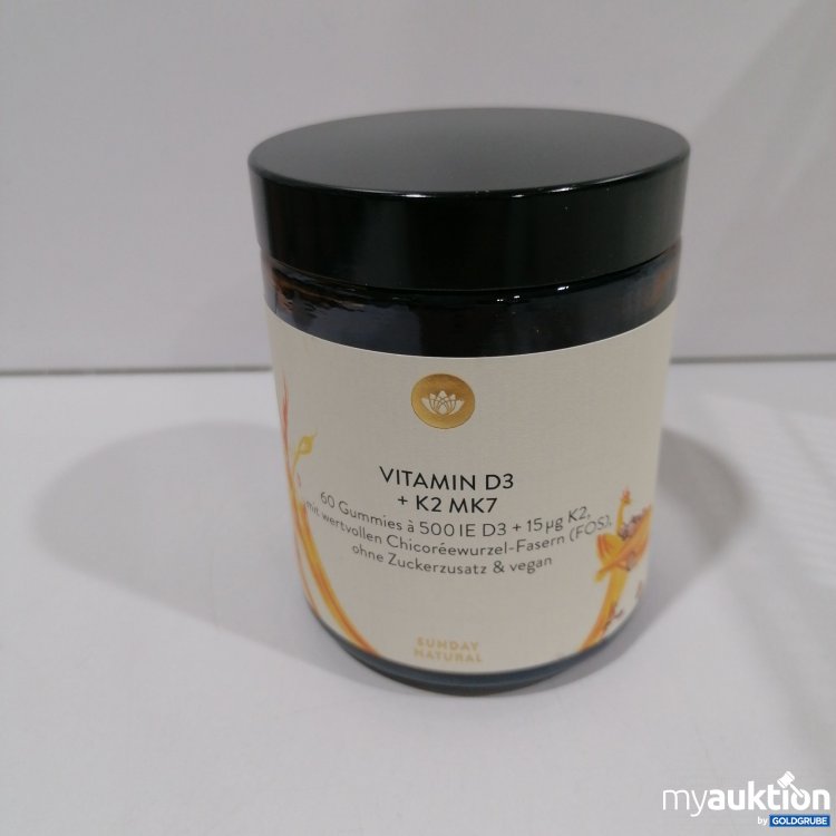 Artikel Nr. 896602: Sunday Vitamin D3 +K2 MK7 60Stk