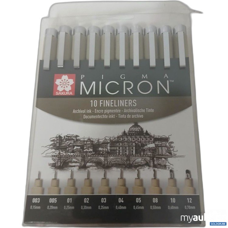 Artikel Nr. 918602: Sakura Pigma Micron Fineliner 10 Stück