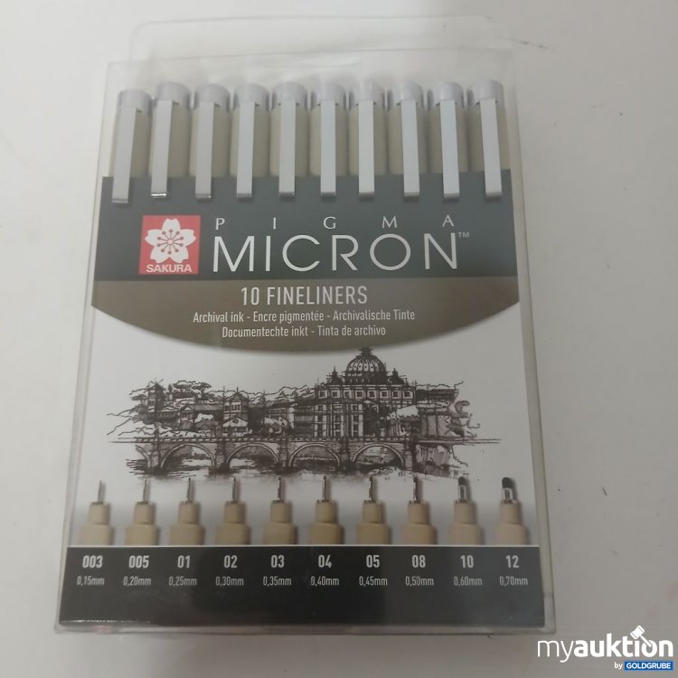 Artikel Nr. 918602: Sakura Pigma Micron Fineliner 10 Stück