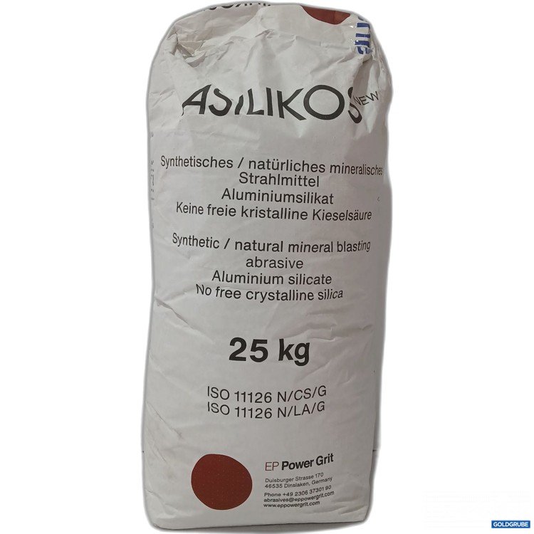 Artikel Nr. 967602: Asilkos Synthetisches/natürliches mineralisches Strahlmittel 25kg