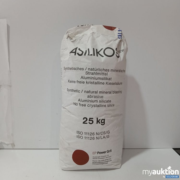 Artikel Nr. 967602: Asilkos Synthetisches/natürliches mineralisches Strahlmittel 25kg