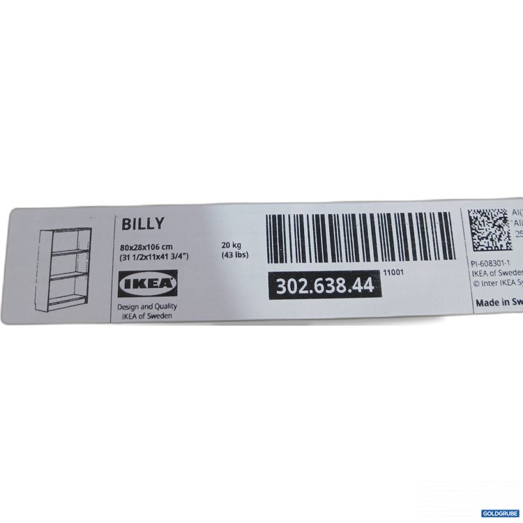 Artikel Nr. 971602 Artikel Nr. 971602: Ikea Billy 80x28x106cm 302.638.44