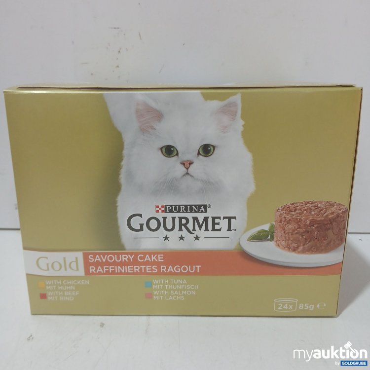 Artikel Nr. 993602 Artikel Nr. 993602: Purina Gourmet Gold Raffiniertes Ragout div. Sorten 85g 24Stk
