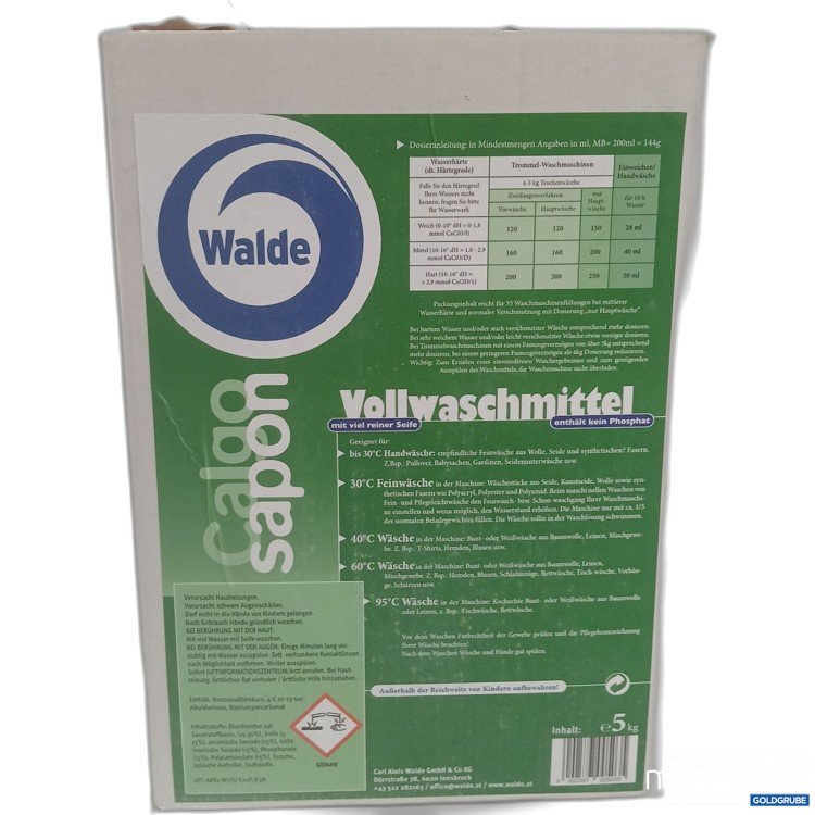 Artikel Nr. 996602: Walde Vollwaschmittel 5kg 