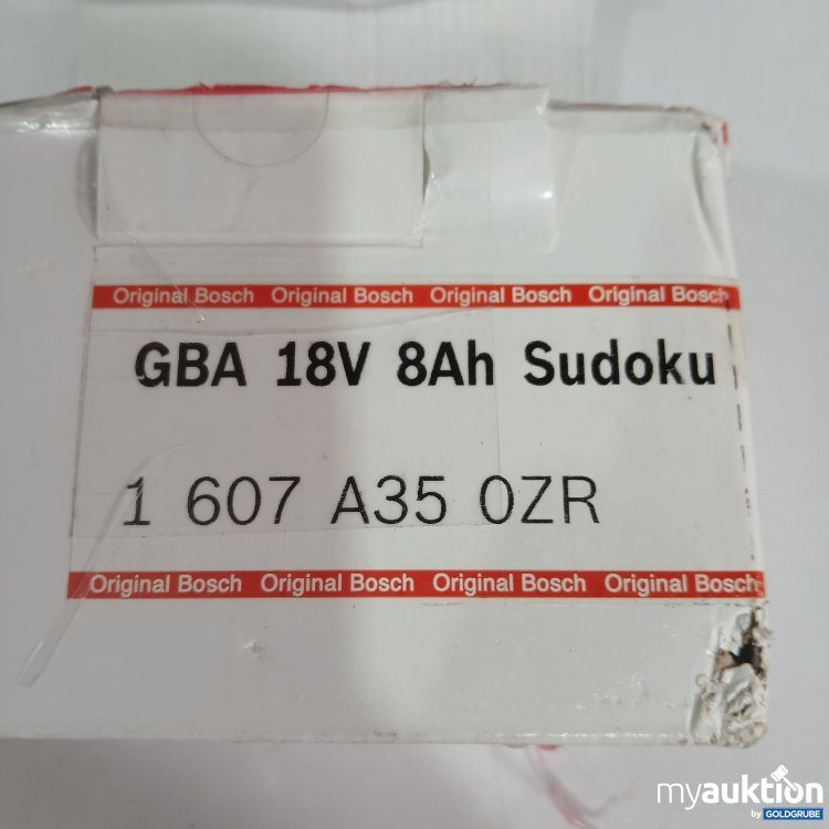 Artikel Nr. 521603 Artikel Nr. 521603: Bosch Lithium ion batteries GBA 18V 8Ah Sudoku