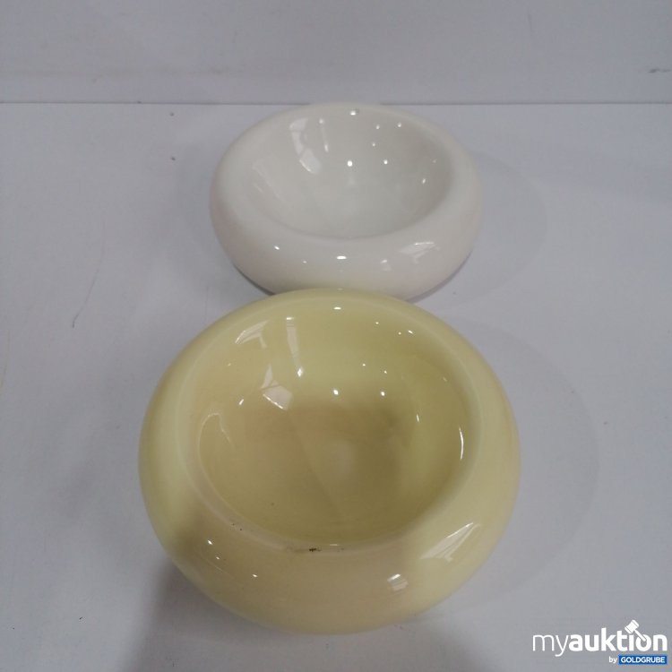 Artikel Nr. 850603 Artikel Nr. 850603: Aschenbecher weiß und beige 16cm
