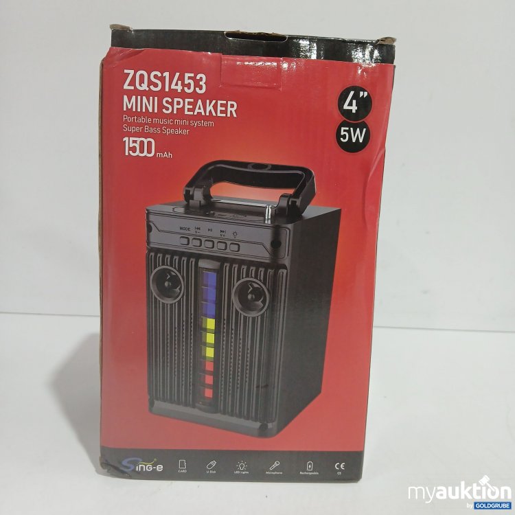 Artikel Nr. 866603 Artikel Nr. 866603: Sing-e Mini Speaker ZQS1453