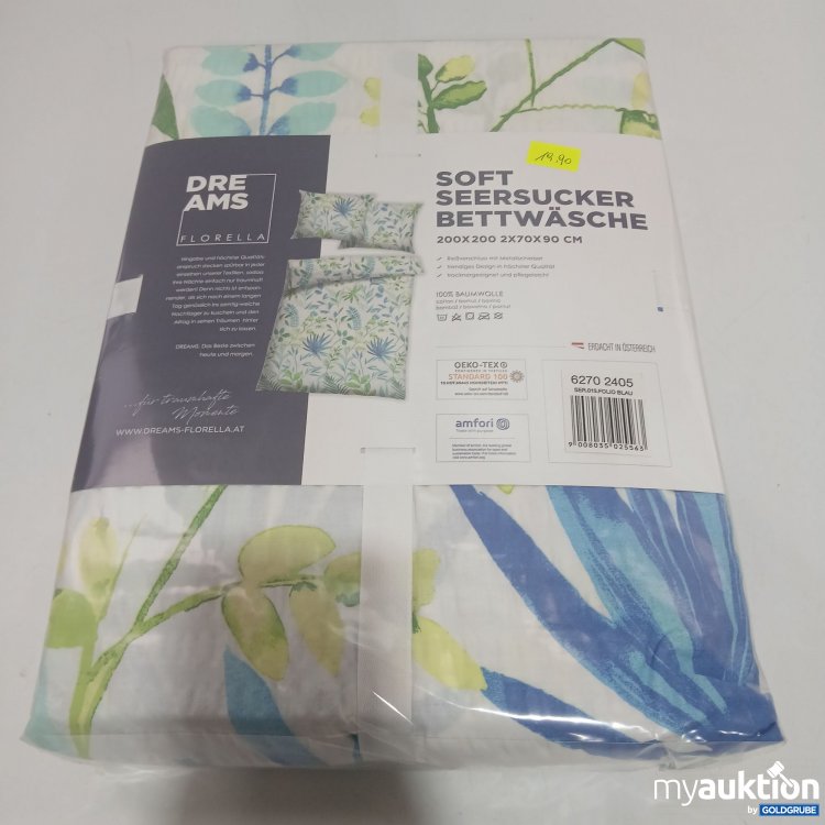 Artikel Nr. 906603: Dreams Soft Seersucker Bettwäsche 200x200 2x70x90cm