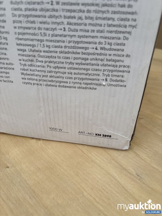 Artikel Nr. 921603: SEVERIN Küchenmaschine KM 3898 1000W 5.5l