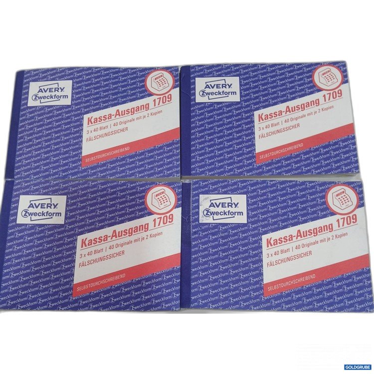 Artikel Nr. 955603: Avery Zweckform Kassa Ausgang 1709 3x40 Blatt 4Stk