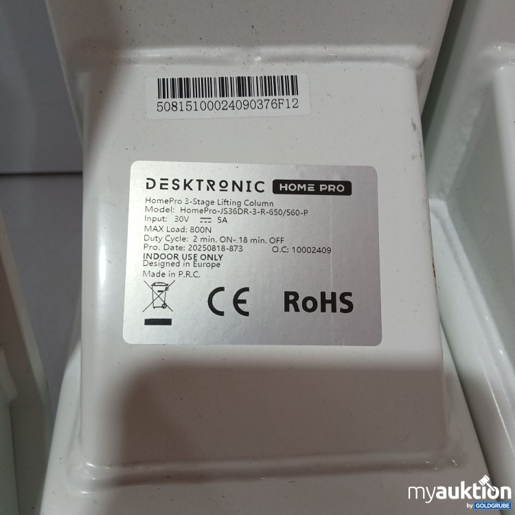 Artikel Nr. 967603: Desktronic Tisch Zubehör 