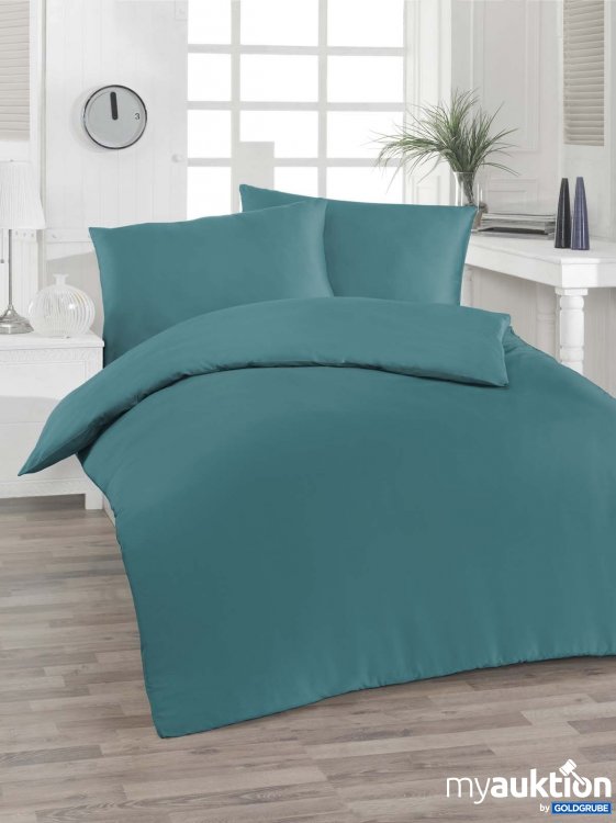 Artikel Nr. 421604 Artikel Nr. 421604: 2 tlg. Soft-Satin Bettwäsche 70x90 cm + 140x200 cm
