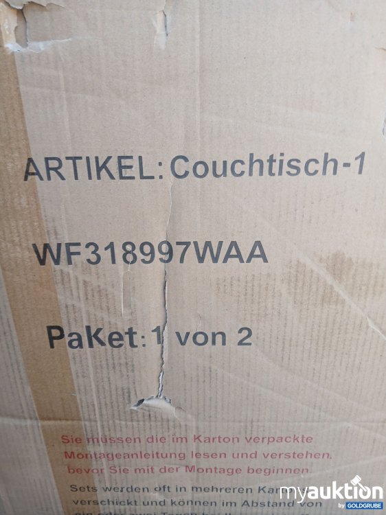 Artikel Nr. 438604 Artikel Nr. 438604: Couchtisch WF318997WAA, weiss