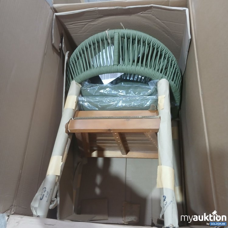 Artikel Nr. 477604: Westwing Collection Outdoor Dining Chair with Rope Detail DEL4MJJ01-107 2er Set 