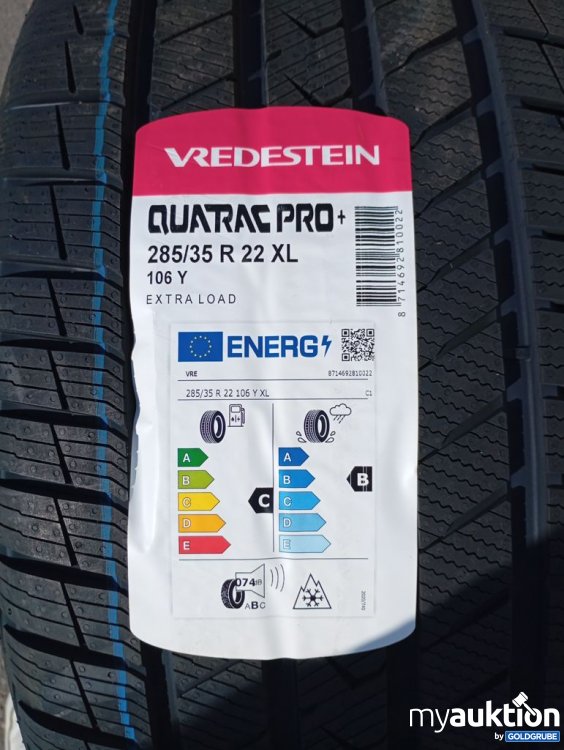 Artikel Nr. 525604: Vredestein Quatrac Pro+ 285/35 R22 XL