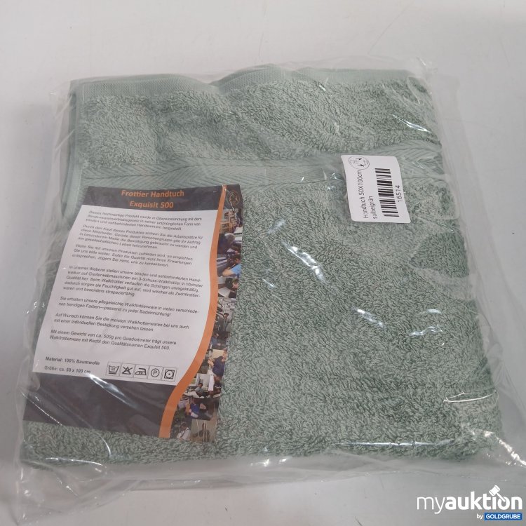 Artikel Nr. 874604: Frottier Handtuch Exquisit 500 ca. 50x100cm salbeigrün 