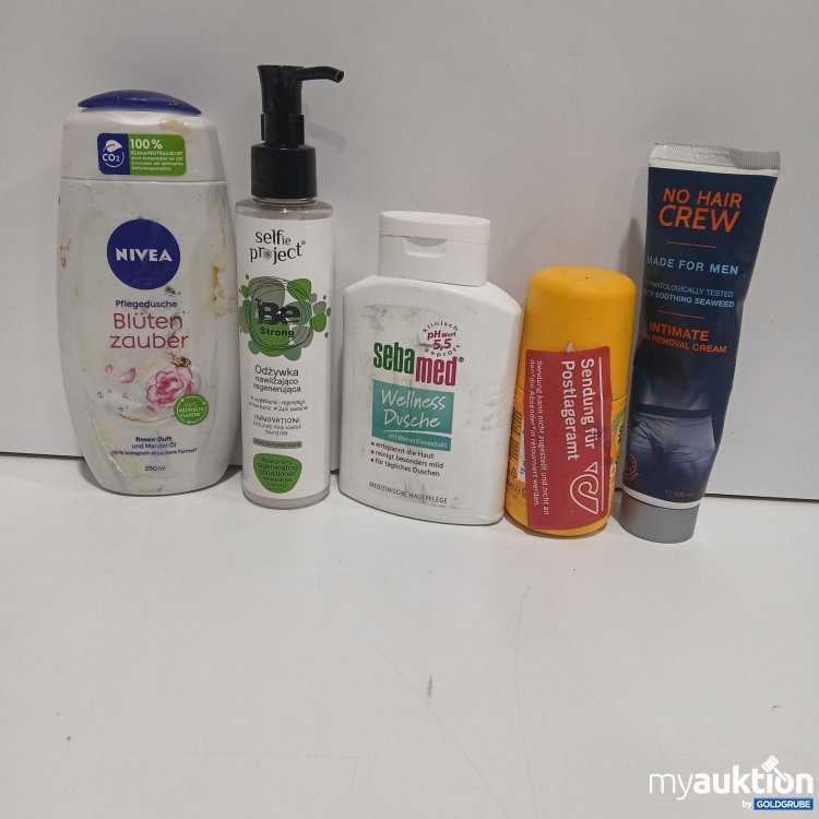 Artikel Nr. 892604: Diverse Pflege-Produkte Verpackungen Verschmutzt 
