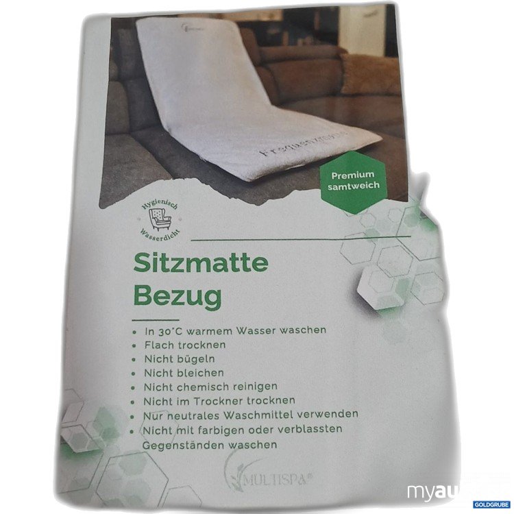 Artikel Nr. 894604: Multispa Sitzmatte Bezug Premium samtweich 