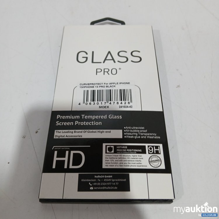 Artikel Nr. 895604: Premium Tempered Glass  für iPhone 13/13Pro Black 