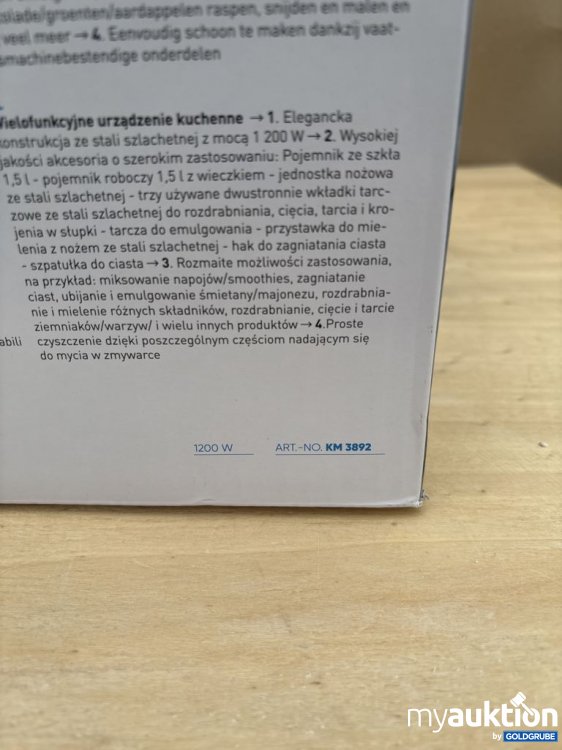Artikel Nr. 921604: SEVERIN Multifunktionale Küchenmaschine 1200W 1.5l
