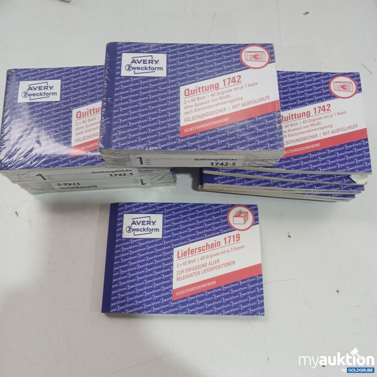 Artikel Nr. 955604: Avery Zweckform 24xQuittung/ 1xLieferschein