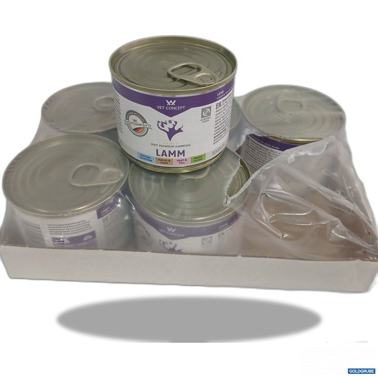 Artikel Nr. 986604: Vet Concept Hundefutter Lamm 6x200g