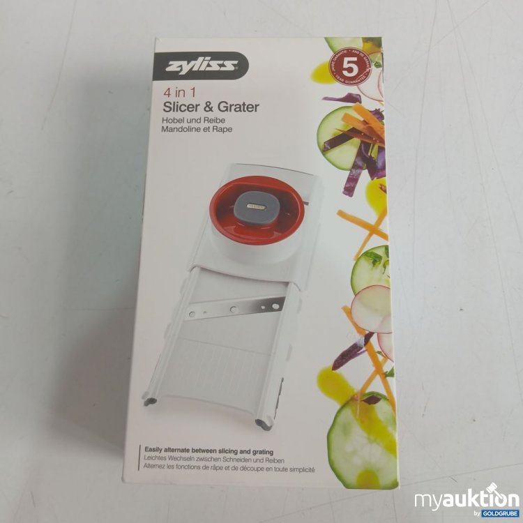 Artikel Nr. 446605 Artikel Nr. 446605: Zyliss 4 in 1 Slicer & Grater Hobel und Reibe