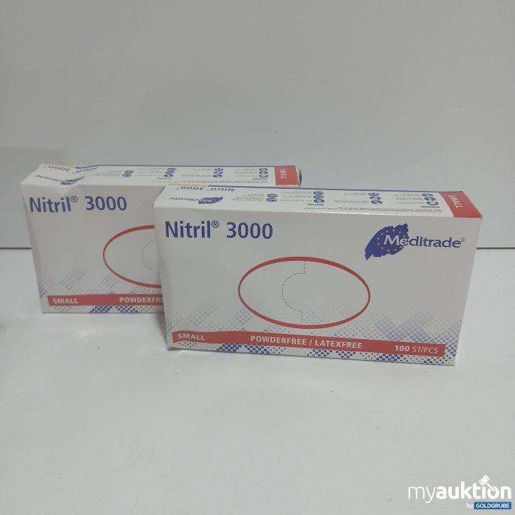 Artikel Nr. 853605 Artikel Nr. 853605: Meditrade Nitril 3000 Small Handschuhe 2er Pack x100Stk.