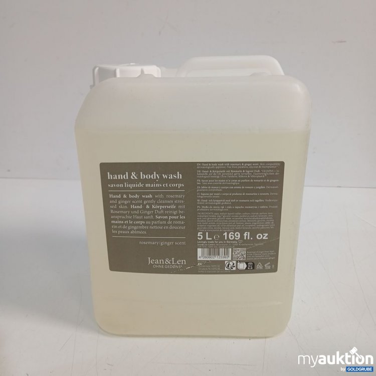 Artikel Nr. 886605: Jean & Len Hand & Body Wash 5 l