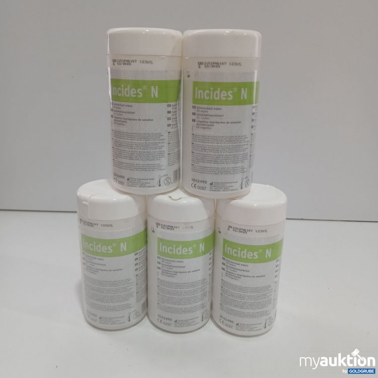 Artikel Nr. 905605 Artikel Nr. 905605: Ecolab Incideds N 90 Desinfektionstücher 5 Packung