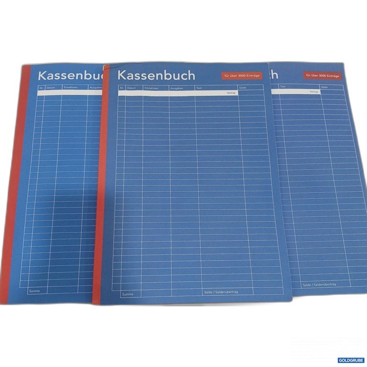 Artikel Nr. 955605: Amazon Kassabuch 3Stk je 103 Seiten 