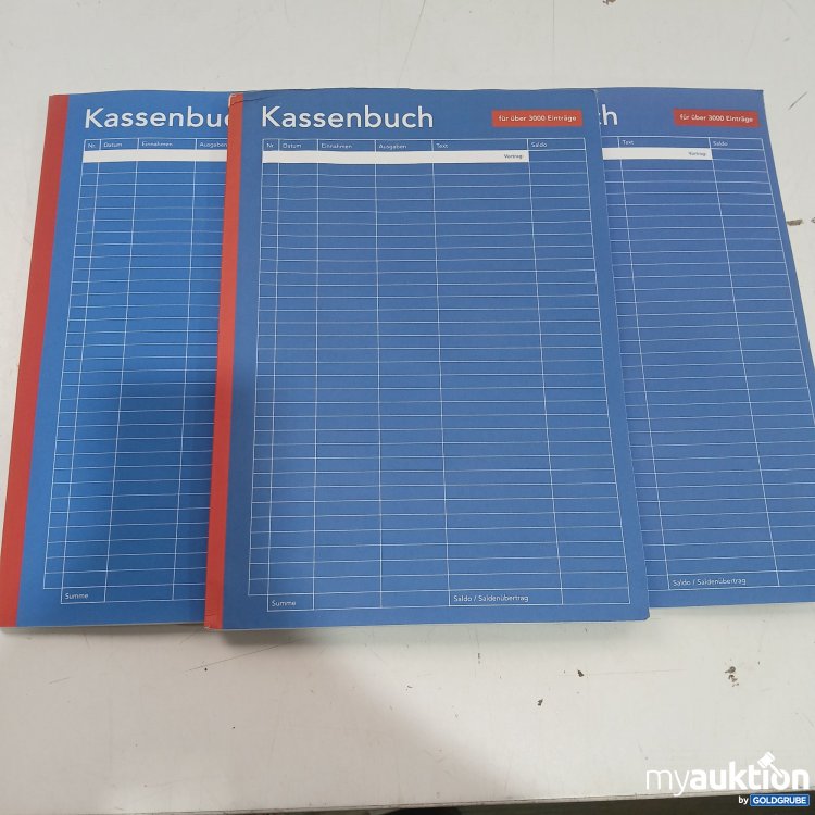 Artikel Nr. 955605: Amazon Kassabuch 3Stk je 103 Seiten 