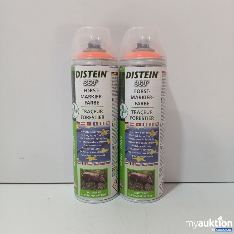 Artikel Nr. 967605: Distein Forwtmarkier Farbe 360Grad, Orange 2×500ml 