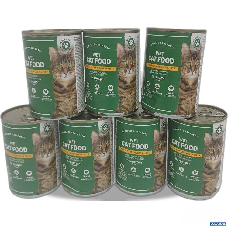 Artikel Nr. 984605: By Amazon Katzennassfutter Chunks mit Huhn in Gelee 405g 7Stk