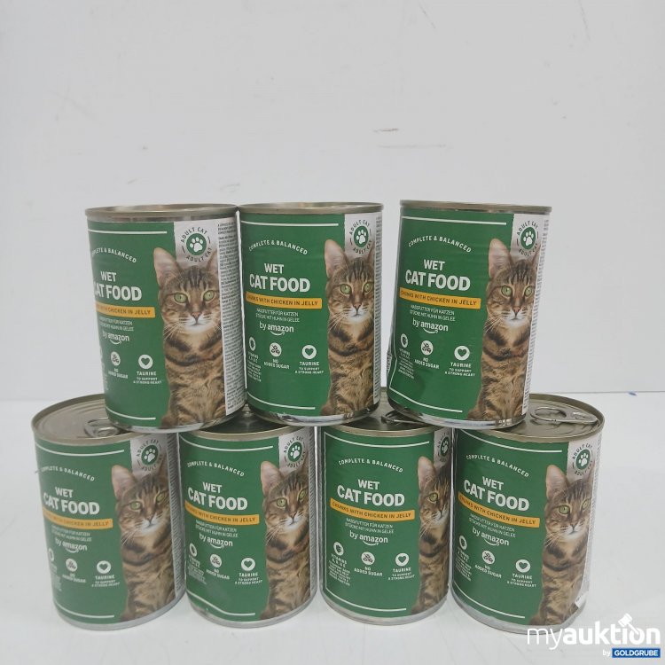 Artikel Nr. 984605: By Amazon Katzennassfutter Chunks mit Huhn in Gelee 405g 7Stk