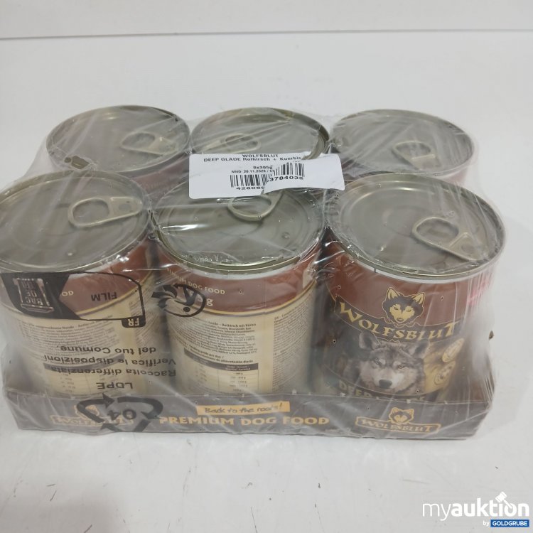 Artikel Nr. 986605: Wolfsblut Hundefutter Deep Glade Rothirsch + Kürbis 6x395g 