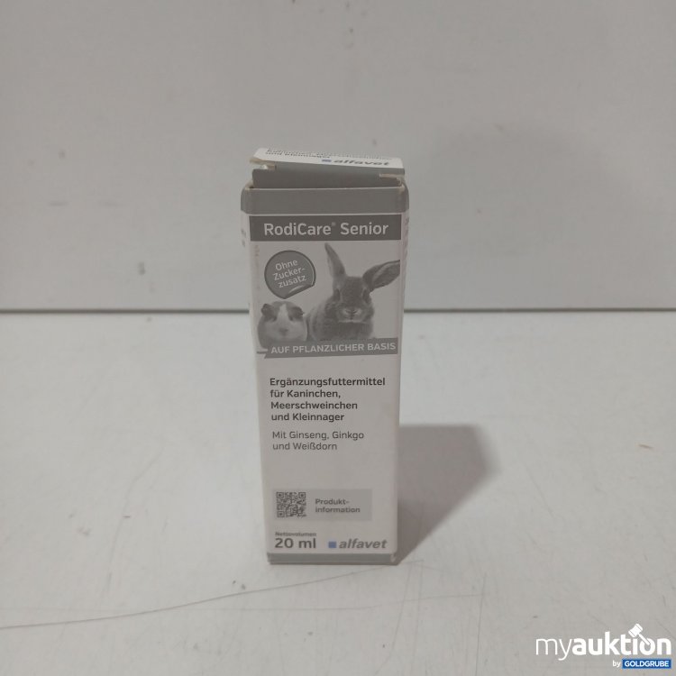 Artikel Nr. 995605 Artikel Nr. 995605: RodiCare Senior Ergänzungsfuttermittel für Kaninchen, Meerschweinchen und Kleinnager 20ml