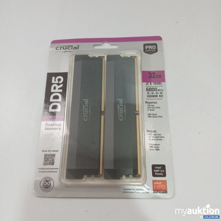 Artikel Nr. 868606: Crucial DDR5 Desktop Memory 32GB 