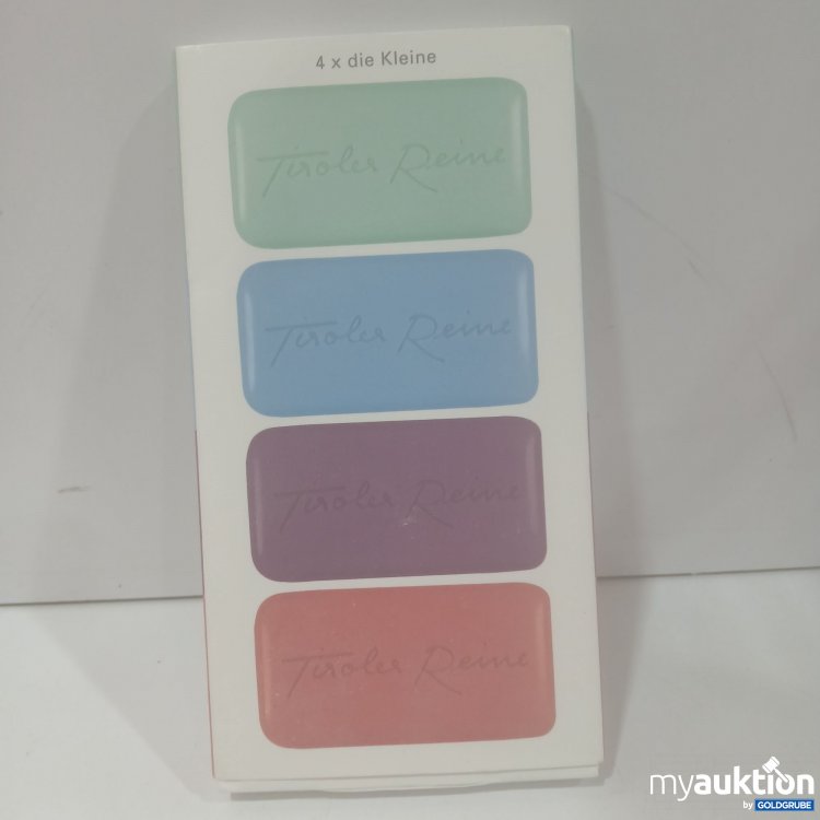 Artikel Nr. 873606: Tiroler Reine 4× kleine Stückseifen 120g