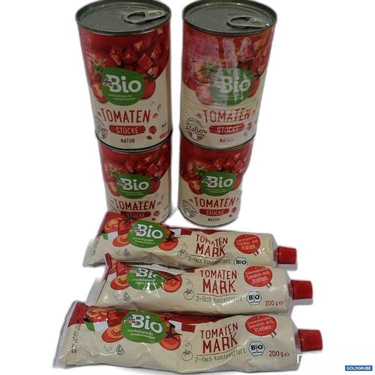 Artikel Nr. 889606: Bio Tomatenstücke & Tomatenmark 4x400g 3x200g
