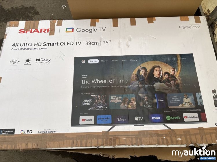 Artikel Nr. 921606: SHARP 4K Ultra HD Smart QLED TV 189 cm 75