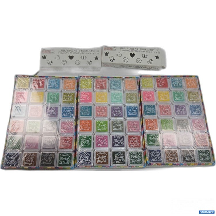 Artikel Nr. 955606: Farbige Stempelkissen mit Stempel