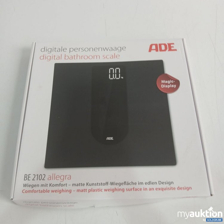 Artikel Nr. 446607 Artikel Nr. 446607: ADE digitale Personenwaage BE 2102 allegra 100g 180kg