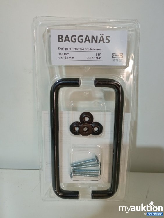 Artikel Nr. 471607: IKEA BAGGANÄS Türgriff schwarz 143 mm 2 Stk. Art.-Nr. 803.384.13