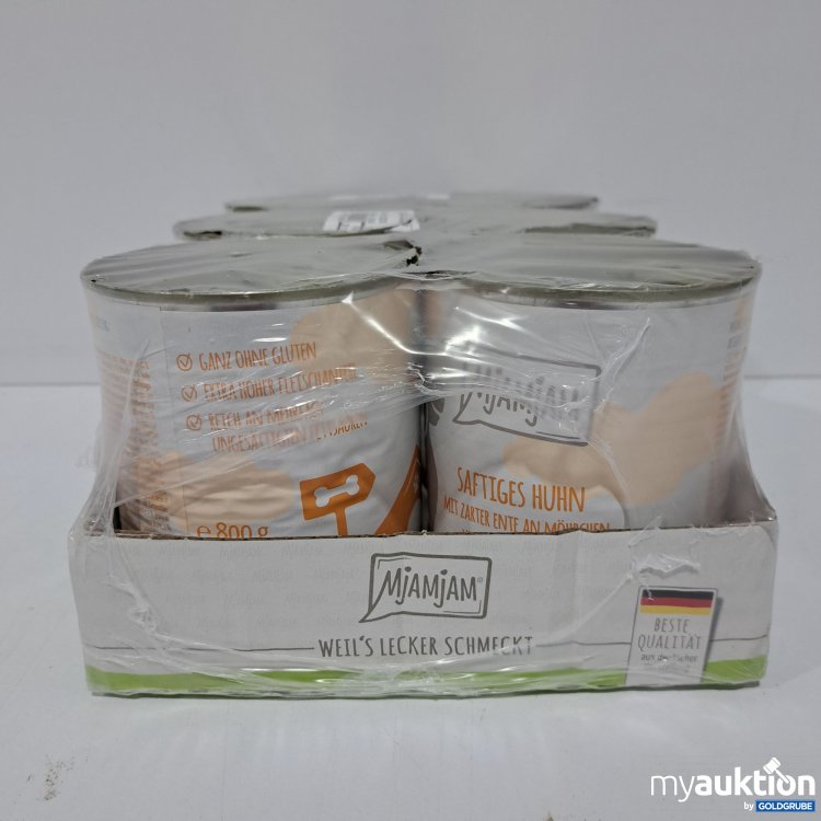 Artikel Nr. 818607 Artikel Nr. 818607: MjamMjam Hundefutter Saftiges Huhn 6x800g