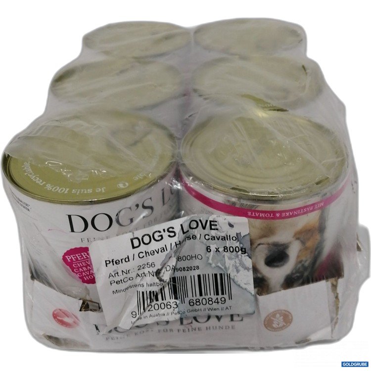 Artikel Nr. 888607: Dogs Love Hundefutter Pferd 6x800g